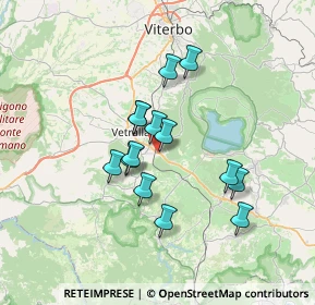 Mappa Via Valle Carbona, 01019 Vetralla VT, Italia (5.76357)