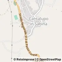 Map Cantalupo in Sabina
