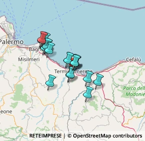 Mappa Via Emanuela Setti Carraro, 90018 Termini Imerese PA, Italia (11.08789)
