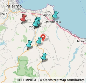 Mappa Unnamed Road, 90030 Bolognetta PA, Italia (7.55231)