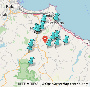 Mappa Unnamed Road, 90030 Bolognetta PA, Italia (5.84357)