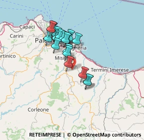 Mappa Unnamed Road, 90030 Bolognetta PA, Italia (12.563)