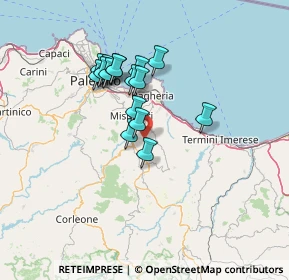 Mappa Unnamed Road, 90030 Bolognetta PA, Italia (12.325)