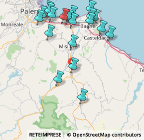 Mappa S.P. 134 KM 1, 90030 Bolognetta PA, Italia (10.5295)