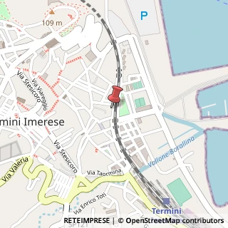 Mappa Via Giuseppe Salemi Oddo, 78, 90018 Termini Imerese, Palermo (Sicilia)