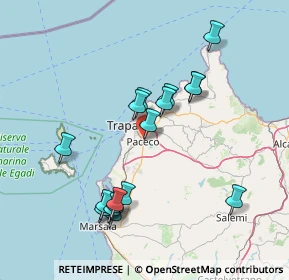 Mappa Via Leonardo Sciascia, 91027 Paceco TP, Italia (16.38412)