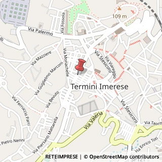 Mappa Via Vittorio Amedeo II, 33, 90018 Termini Imerese, Palermo (Sicilia)