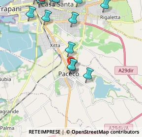 Mappa Via Tenente Serafino Montalto, 91027 Paceco TP, Italia (3.4265)