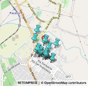 Mappa Via Tenente Serafino Montalto, 91027 Paceco TP, Italia (0.3385)