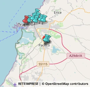 Mappa Via Tenente Serafino Montalto, 91027 Paceco TP, Italia (3.55167)