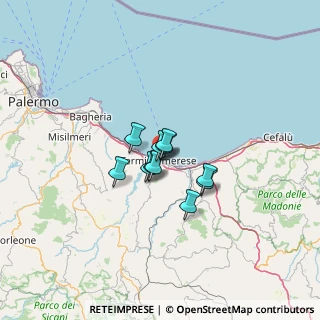 Mappa Via G. Ferrara, 90018 Termini Imerese PA, Italia (7.57364)