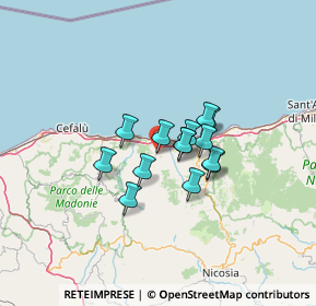 Mappa Via Alesina, 98079 Tusa ME, Italia (9.36)