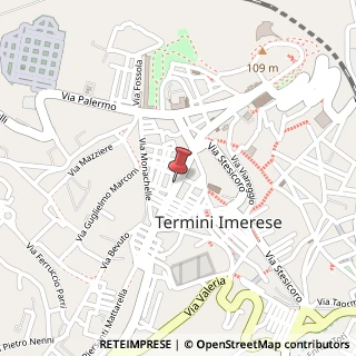 Mappa Via Vittorio Amedeo II, 57, 90018 Termini Imerese, Palermo (Sicilia)