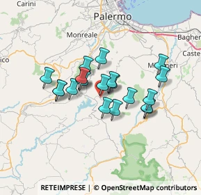 Mappa Via San Giovanni Bosco, 90030 Santa Cristina Gela PA, Italia (5.7205)