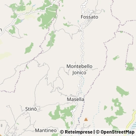 Mappa Montebello Jonico