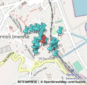 Mappa Via Del Carmelo, 90018 Termini Imerese PA, Italia (0.144)