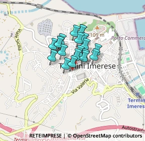 Mappa Via V, 90018 Termini Imerese PA, Italia (0.292)