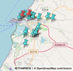 Mappa Via Concordia, 91027 Paceco TP, Italia (3.4325)