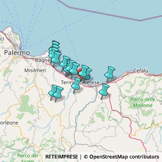 Mappa Viale dei D'Aragona Re, 90018 Termini Imerese PA, Italia (11.07471)