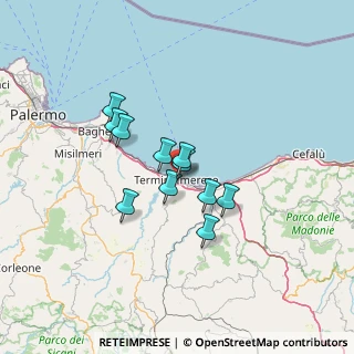 Mappa Via Belvedere Principe di Piemonte, 90018 Termini Imerese PA, Italia (10.61273)