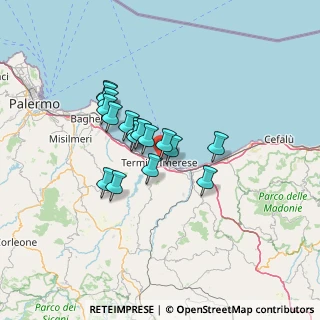Mappa Via Belvedere Principe di Piemonte, 90018 Termini Imerese PA, Italia (10.98706)