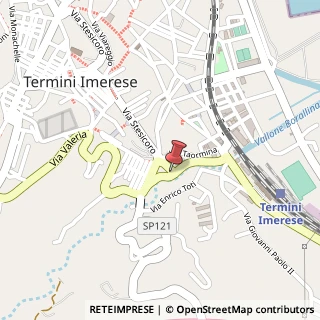 Mappa Via Senatore Edoardo Battaglia, 36, 90018 Termini Imerese, Palermo (Sicilia)