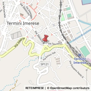 Mappa Via Stesicoro, 52, 90018 Termini Imerese, Palermo (Sicilia)