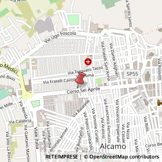 Mappa Corso VI Aprile, 255, 91011 Alcamo, Trapani (Sicilia)