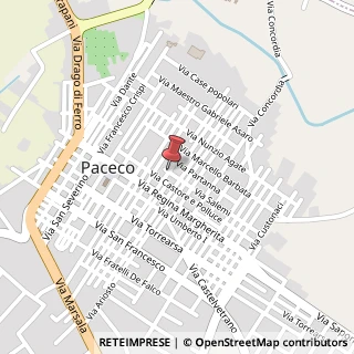 Mappa Via Salemi, 6, 91027 Paceco TP, Italia, 91027 Paceco, Trapani (Sicilia)