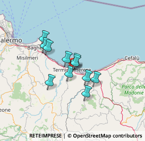 Mappa Via Cavallacci, 90018 Termini Imerese PA, Italia (10.41)