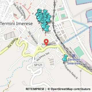 Mappa Via Taormina, 90018 Termini Imerese PA, Italia (0.302)