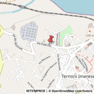 Mappa Via Palermo, 90018 Termini Imerese PA, Italia, 90018 Termini Imerese, Palermo (Sicilia)