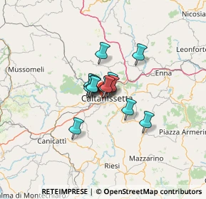 Mappa 93100 Caltanissetta CL, Italia (7.39357)