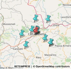 Mappa 93100 Caltanissetta CL, Italia (9.62667)