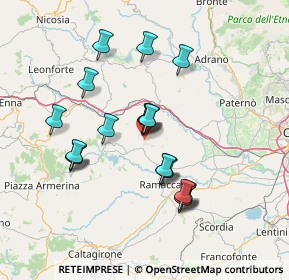 Mappa 95040 Castel di Iudica CT, Italia (14.3385)