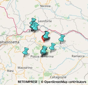 Mappa SS 117 bis, 94100 Enna EN, Italia (10.704)