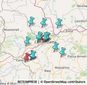 Mappa Largo Enrico Petrella, 93100 Caltanissetta CL, Italia (11.752)