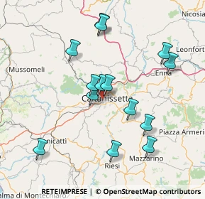 Mappa Largo Enrico Petrella, 93100 Caltanissetta CL, Italia (16.19643)