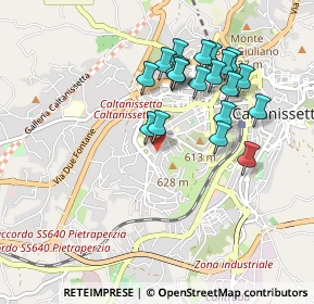 Mappa Largo Enrico Petrella, 93100 Caltanissetta CL, Italia (0.9865)