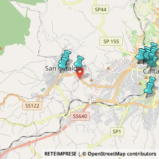 Mappa Via Ii Fonatane, 93017 San Cataldo CL, Italia (3.33733)