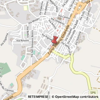 Mappa Corso Vittorio Emanuele,  216, 93017 San Cataldo, Caltanissetta (Sicilia)