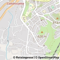 Kaart Caltanissetta