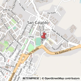 Mappa Via Principe Galletti, Snc, 93017 Caltanissetta, Caltanissetta (Sicilia)