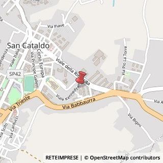 Mappa Viale Kennedy, 9, 93017 San Cataldo, Caltanissetta (Sicilia)