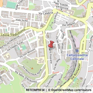 Mappa Via pisacane carlo 18, 93100 Caltanissetta, Caltanissetta (Sicilia)