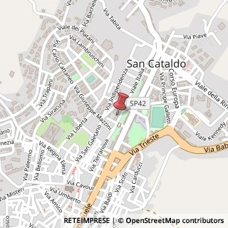 Mappa Viale Italia, 23, 93017 San Cataldo, Caltanissetta (Sicilia)