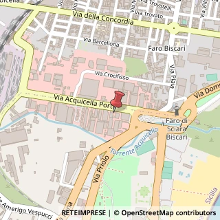 Mappa Via Acquicella Porto, 9, 95121 Catania, Catania (Sicilia)