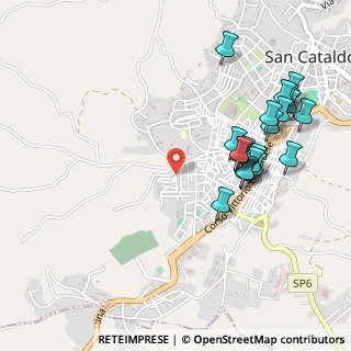 Mappa Via P. Mascagni, 93017 San Cataldo CL, Italia (0.6255)