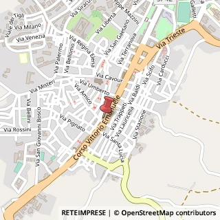 Mappa Corso Vittorio Emanuele, 154, 93017 San Cataldo, Caltanissetta (Sicilia)