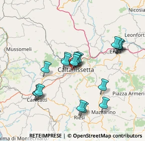 Mappa Via Alberto Moravia, 93100 Caltanissetta CL, Italia (15.25833)